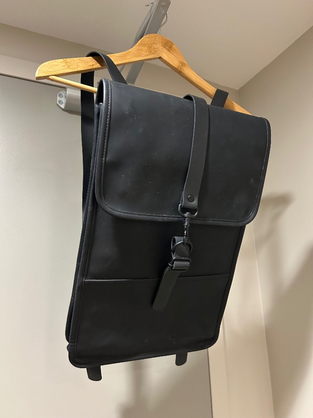 Rains Waterproof Mini Backpack in Black